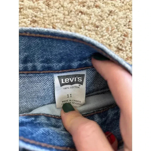 Levi's Vintage 900 Series 1992 '90s 100% Cotton Tapered Leg Women's Size 11 - Picture 8 of 13